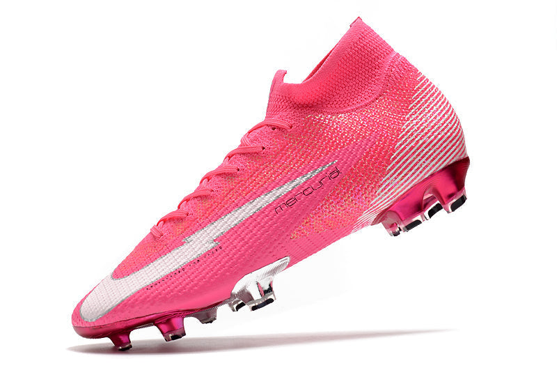 Chuteira Nike Mercurial Superfly 7 Elite Mbapp- Rosa FG