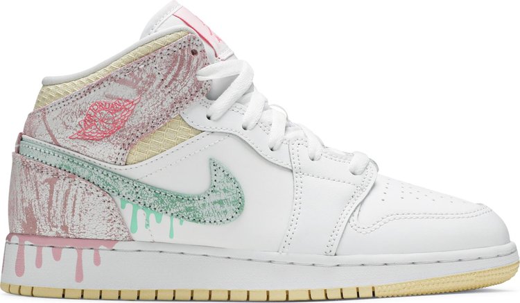 Nike Air Jordan 1 Mid SE GS 'Ice Cream'