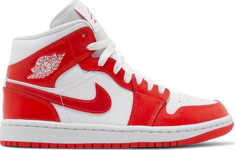 Nike Air Jordan 1 Mid 'Habanero Red'