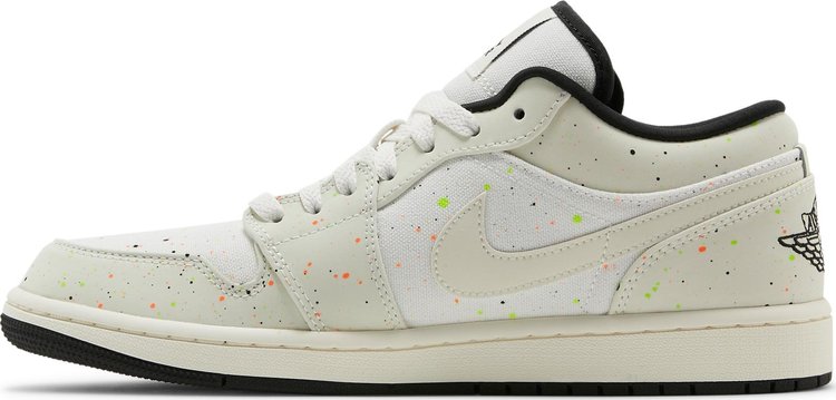 Nike Air Jordan 1 Low 'Brushstroke Swoosh - Paint Splatter'