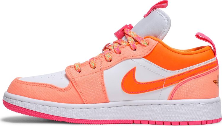 Nike Air Jordan 1 Low Utility GS 'Hyper Crimson'